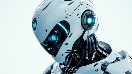 Futuristic Robot with Realistic Textures and Professional Lighting