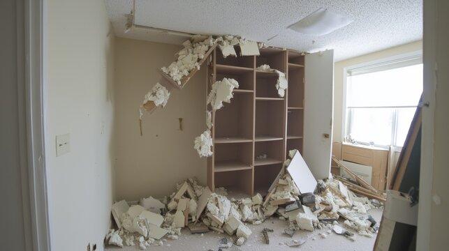 Organized living: overcoming chaos from a collapsed closet shelving in spring cleaning