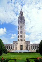 Baton Rouge Louisana and the State Capitol Building