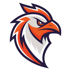 Bird mascot logo