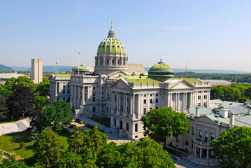 The State Capitol Building at Harrisburg Pennsylvania PA