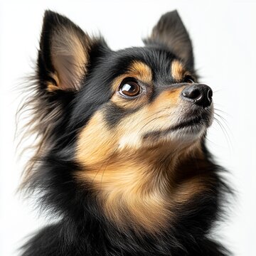 a chiko with a white background.