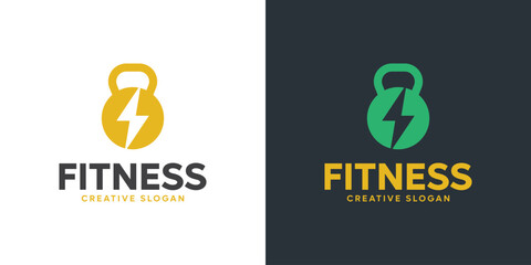 Fitness and Gym Logo Design Vector