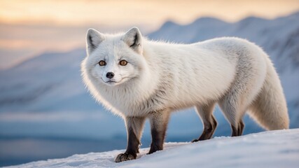 Majestic Arctic Fox in a Snowy Wilderness