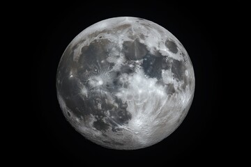 Full moon close up. Big full moon, beautiful photo. Natural phenomenon