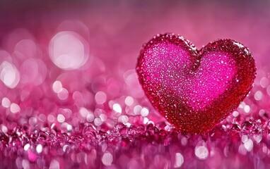 Obraz premium Saint Valentines Day pink background