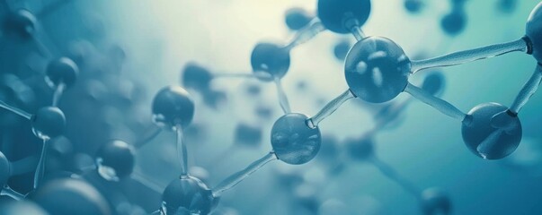 molecular structures with interconnected spheres