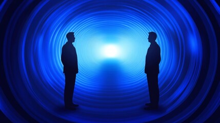 Abstract Interaction Between Digital and Human Elements