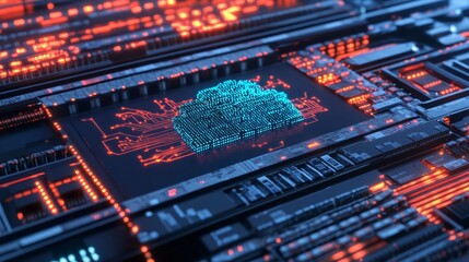 High-Tech Data Visualization with Bright Elements