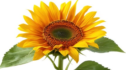 Obraz premium Vibrant Sunflower Close-Up: A Golden Burst of Summer