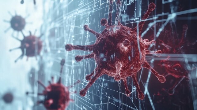 Abstract Data Flow with Bright Light Imagery