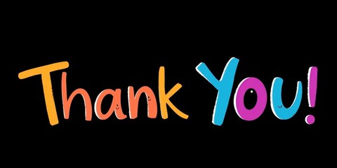 Obraz premium A colorful thank you banner highlights the significance of Thank You Day, inviting people to express their gratitude and appreciation for others' kindness