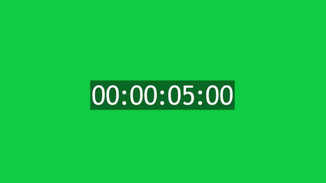 10 minutes green screen timer