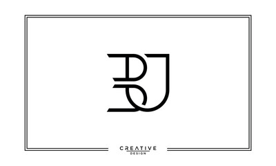 BU, UB, B, U, Abstract Letters Logo Monogram