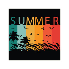Fototapeta premium T SHART SUMMER DESIGN