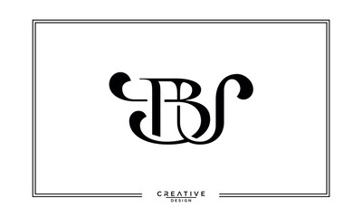 BU, UB, B, U, Abstract Letters Logo Monogram