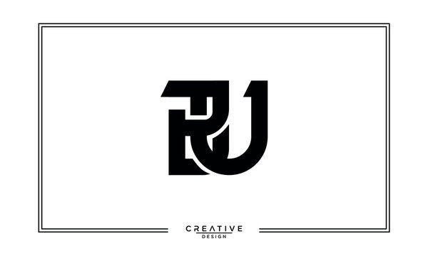 BU, UB, B, U, Abstract Letters Logo Monogram