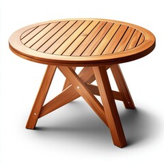 Outdoor Table Isolated on White Background: Furniture Design, Product Showcase, Home Decor, Outdoor Living Concepts