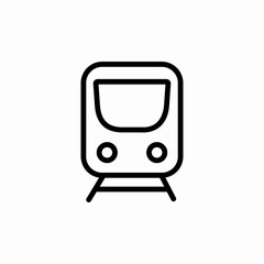 railway train icon sign vector