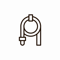 water hose icon sign vector