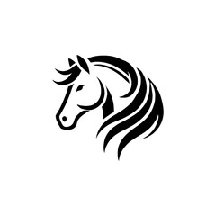 horse head vector