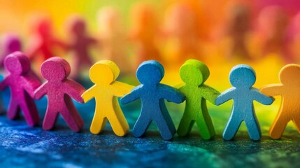 Supportive Group Activities with Vibrant Colors