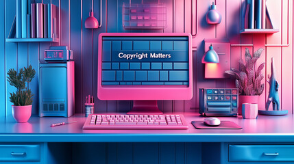 The phrase "Copyright Matters" displayed in bold typography with a single beside it.