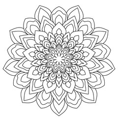 abstract flower vector illustration