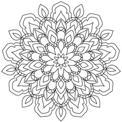 abstract flower vector illustration