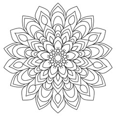 abstract flower vector illustration