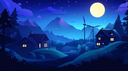 Small Rural Homes Powered by Renewable Energy