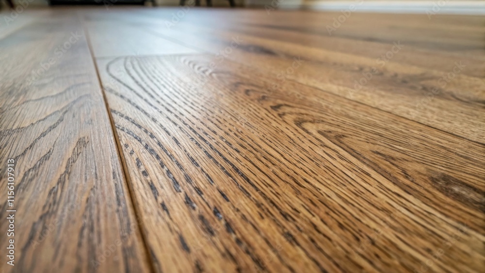 Poster A macro image capturing the intricate detailing of a laminate surface revealing the deliberate design intended to mimic natural wood grains alongside subtle imperfections.