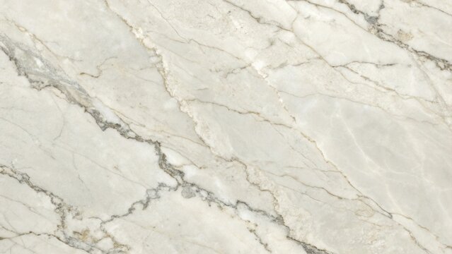 A closeup of a luxurious ivory marble slab with touches of soft gray intermingling emphasizing its luxurious and natural allure.