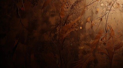 Smooth brown wall showcasing intricate patterns. Premium textured background photos. Background for banners, posters and websites.