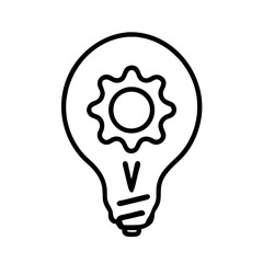 Light Bulb with Gear