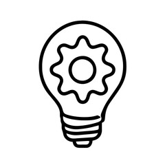 Light Bulb with Gear