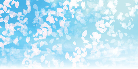 和柄　年賀状　桜　背景