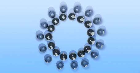 Bubble Background 3D Cartoon Render