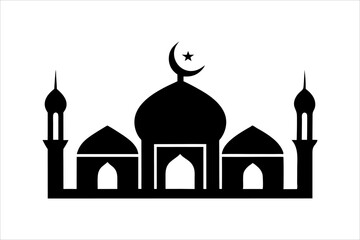 Mosque Icon silhouette