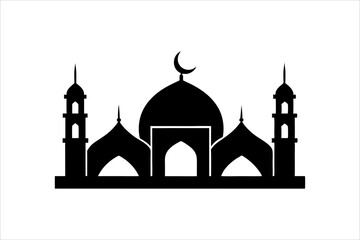 Mosque Icon silhouette