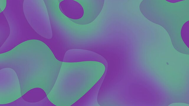 Des formes abstraites violettes et vertes se fondent dans un design fluide, adapt&eacute; aux arri&egrave;re-plans, aux fonds d'&eacute;cran, &agrave; la strat&eacute;gie de marque et aux concepts artistiques modernes