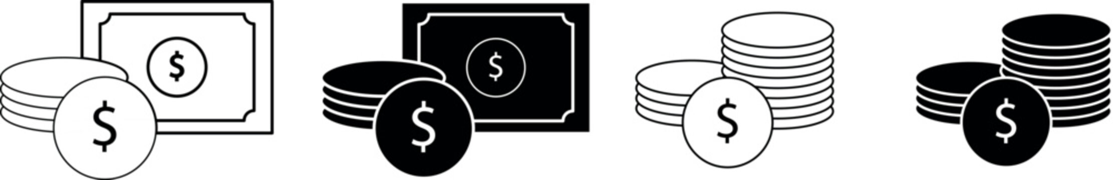 Monye Icon. Currency icon. dollar icon. 