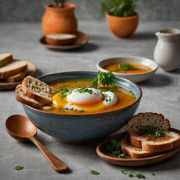 Traditional Portuguese Bread Soup
