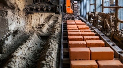 A side-by-side comparison of traditional bricklaying methods and modern automated machines