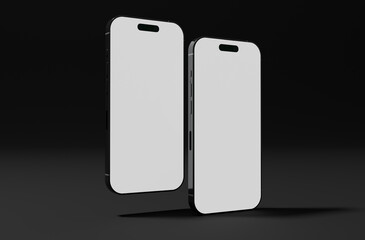 Phone Pro Mockup Realistic Smartphone Phone Mobile Social Media UI app Device Showcase Screen