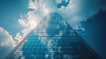 Modern Skyscraper Reaching for the Sky