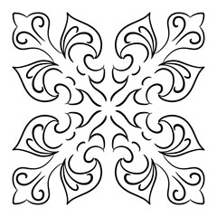 abstract floral ornament