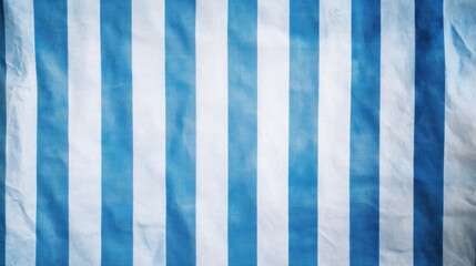 Obraz premium Blue and white striped fabric texture. Classic summery design.