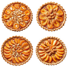 Apricot Almond Tart with Flaky Crust 