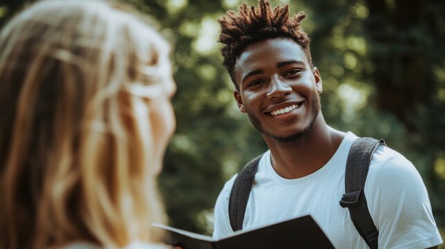 Outdoor Health Awareness Campaign in Warm Tones